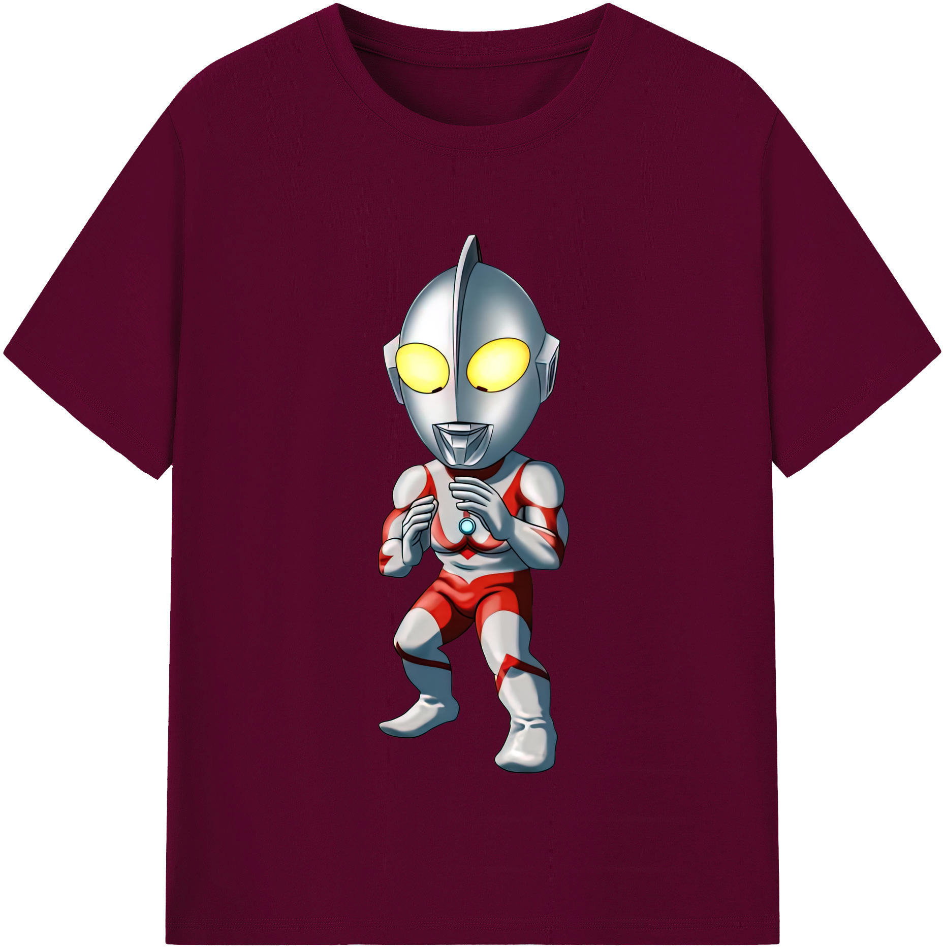 （画像用） ウルトラマン Ultraman レディースカジュアルプリントTシャツ（綿100％）